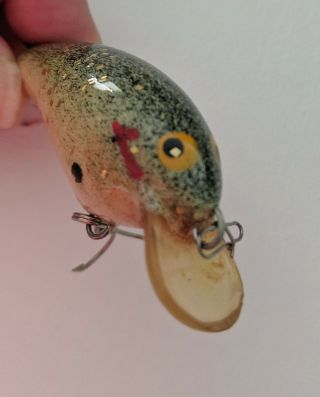 Vintage Fred C Young Big O/Mr Fred sized Lure Handcarved NF signed Me Fred 3