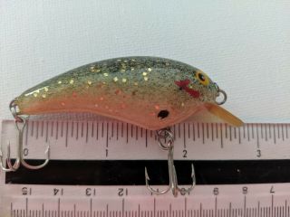 Vintage Fred C Young Big O/Mr Fred sized Lure Handcarved NF signed Me Fred 8