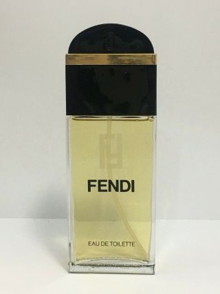 Vintage Ladies Fendi Eau De Toilette 3.  4 Fl Oz.  Perfume Spray Almost Full 99