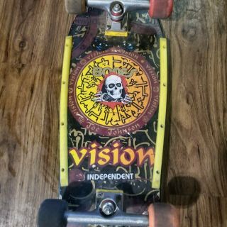 Vintage Joe Johnson Vision Skateboard Independent Trucks Slime Balls Streetbombs
