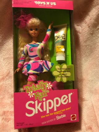 Vintage Totally Hair Skipper Doll Toys R Us Special Edition 1991