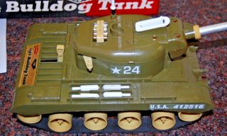 GORGEOUS VINTAGE Remco Light Bulldog Tank COMPLETE - - AWESOME BOX 2