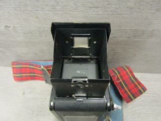 Vintage Ansco Automatic Reflex F/3.  5 TLR Film Camera 1947 1st Model In Case 7