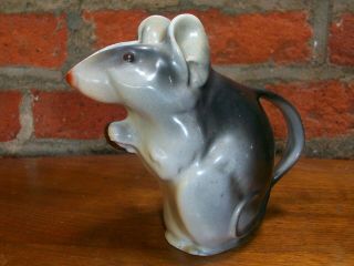 Vintage Old Royal Bayreuth Mouse Creamer Rat