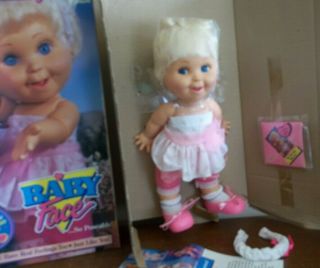 Vtg Galoob So Caring Karen Box Has Wear Baby Face Doll Rare