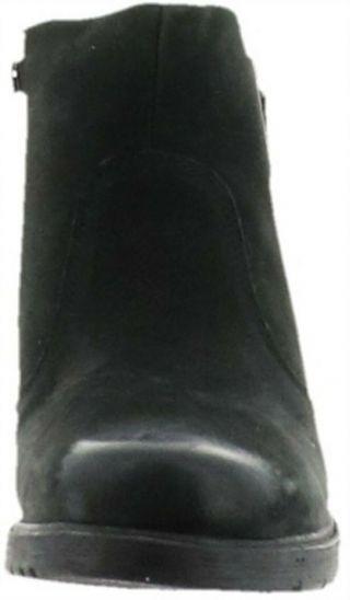 Earth Vintage Leather Side Zip Ankle Boots Jordan Black 10W A294459 2