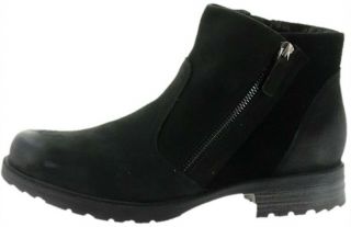 Earth Vintage Leather Side Zip Ankle Boots Jordan Black 10W A294459 3