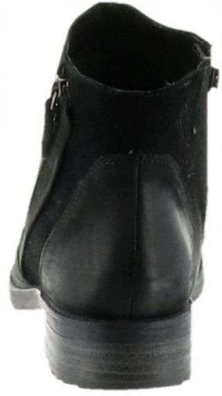 Earth Vintage Leather Side Zip Ankle Boots Jordan Black 10W A294459 4