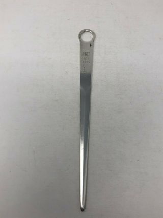 Reed & Barton Bicentennial 1976 - 1776 Solid Sterling Letter Opener 8 5/8 "