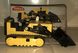 Vintage 1970 Tiny Tonka Loader No.  521 Pressed Steel Rare