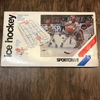 Vintage 1985 Pola 400 Collector/ Players Table Hockey Game Sportscraft