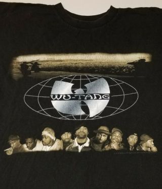 Wu Tang Forever 1997 T - Shirt Rap Hip Hop Urban Tee Fashion Vtg Hypebeast Lp 12 "