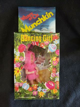 Rare Vintage 1975 Mego The Wizard Of Oz Dancing Girl Munchkin Doll Nrfb