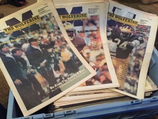 Michigan ' s Jawan Howard Fan? 100,  Vintage WOLVERINE papers covering Fab 5 & more 2