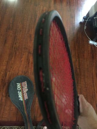 Vintage Wilson Pro Staff Midsize Graphite Kevlar Racquet 4 1/2 Grip 6