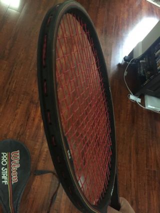 Vintage Wilson Pro Staff Midsize Graphite Kevlar Racquet 4 1/2 Grip 8