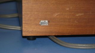 vintage BRAUN PS - 600 audiophile TURNTABLE DIETER RAMS ORTOFON VMS - 20E GERMANY 2