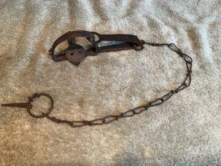 Vintage Sargent No 10 Long Spring Trap Trapping Victor Newhouse
