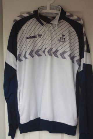 Ultra Rare Tottenham Hotspur Hummel 1985 - 1987 Long Sleeve Tracksuit Top Xl