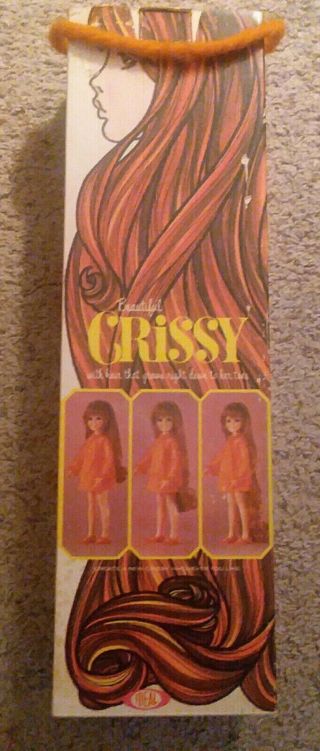 1969 Crissy Doll Crissy By Ideal Toy W/ Growing 18 " Hair