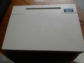 Vintage Radio Shack Tandy 200 computer with case,  5 booklets,  power cord,  2 keys 7