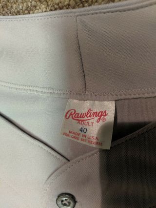 Vintage VTG Rawlings CLEVELAND INDIANS away jersey.  SZ 40 80s/90s 2