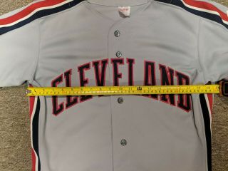 Vintage VTG Rawlings CLEVELAND INDIANS away jersey.  SZ 40 80s/90s 5