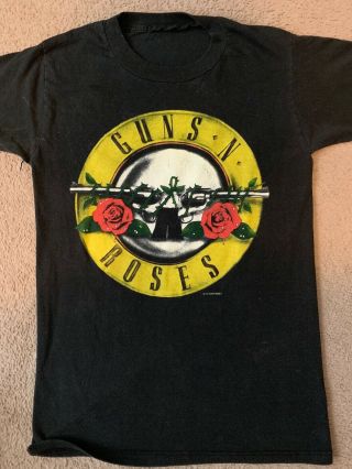 Vintage Guns N Roses 1987 Tour Shirt Ozzy Metallica Iron Maiden