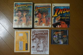 Indiana Jones And The Fate Of Atlantis Fm Towns Japan Rare