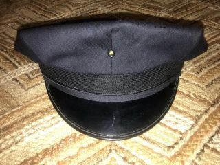 Vintage " Sfpd " Lancaster San Francisco Police Sergeant Uniform Hat Gold Buttons