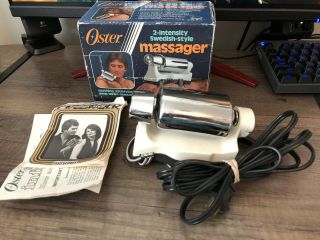 Oster 136 - 11b Vibrating Massager 2 Speed Usa Made Vintage