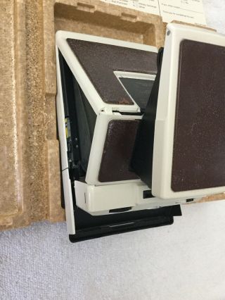 Vintage Polaroid SX - 70 Land Camera Model 2 Ivory w Box Papers 5