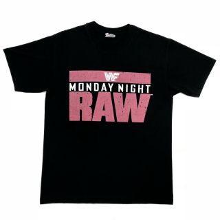 Vintage Raw Wwf T - Shirt Uncut Uncensored Uncooked 90s Razor Ramon Stone Cold Usa