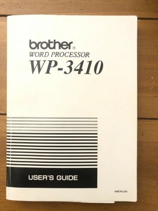 Vintage Brother WP - 3410 Word Processor & Monitor Electric Typewriter 10