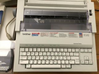 Vintage Brother WP - 3410 Word Processor & Monitor Electric Typewriter 2