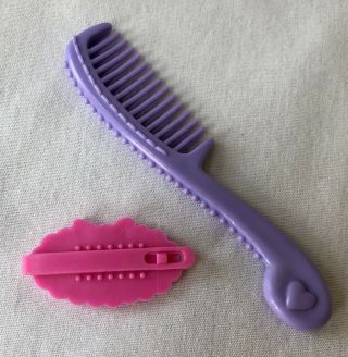 Vintage G1 My Little Pony Mail Order Rapunzel Rare Accessories Barrette and Comb 2