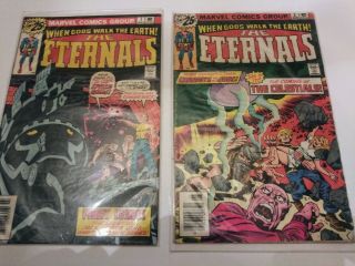 Vintage 1976 Marvel The Eternals 1 - 19 Plus Annual Full Run Jack Kirby