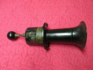 Vintage Car Horn - Model T Hand Klaxonet Dated 1915 Lovell Mcconnell Mfg Co