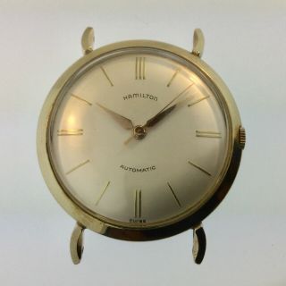 1950s Vtg Hamilton “kinematic 1” Swiss Automatic 10k Rgp Watch & Runs Well