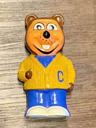 Spectacular Vintage 1968 California Cal Golden Bears Oskie Mascot Coin Bank