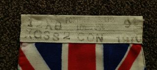 Dated 1970 Small British Consulate Vintage Union Jack Flag (Official Car Flag) 2