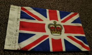 Dated 1970 Small British Consulate Vintage Union Jack Flag (Official Car Flag) 4