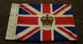 Dated 1970 Small British Consulate Vintage Union Jack Flag (Official Car Flag) 5
