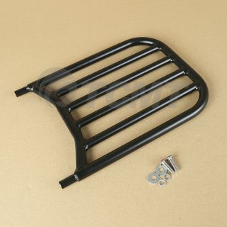 Black Backrest Sissy Bar Luggage Rack For Indian Chieftain Chief Vintage 2014 - 18