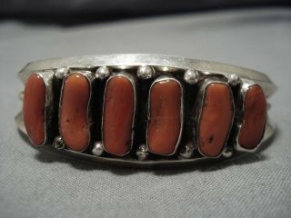 Exquisite Vintage Navajo Kay Rogers Sterling Silver Native American Bracelet Old