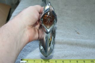 Large Vintage De Soto Lighted Metal Hood Ornament Sign Gas Oil Sign 8