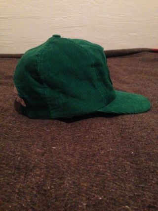 Vintage Campbell ' s Soup Fresh Corduroy Green Hat Snapback 5