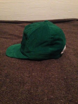 Vintage Campbell ' s Soup Fresh Corduroy Green Hat Snapback 6