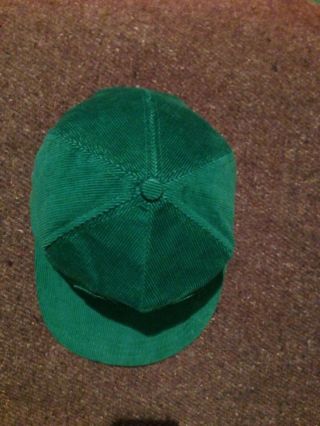 Vintage Campbell ' s Soup Fresh Corduroy Green Hat Snapback 7