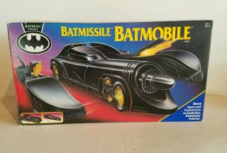 Vintage Batman Returns Batmobile Batmissile Mib (kenner,  1991)